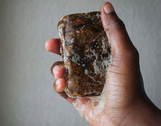 Raw African Black Soap